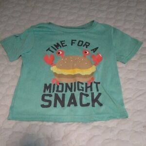 Kids 5T Simple Joys By Carter's Time For A Midnight Snack Shirt